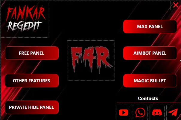 Fankar Regedit Panel APK Download v1.0 For Android
