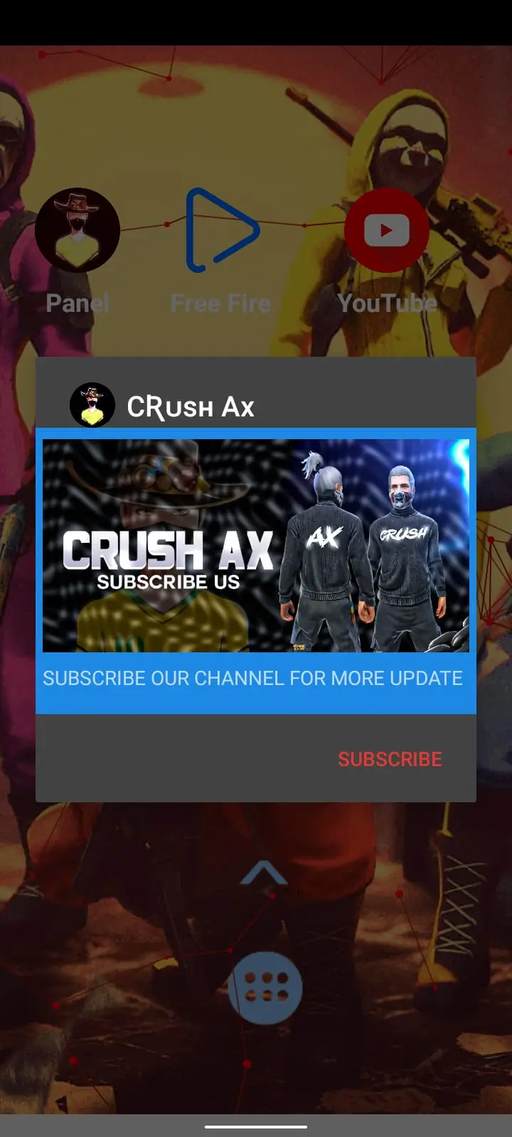 Crush AX Injector APK Download [Bypass Panel] v19 For Android