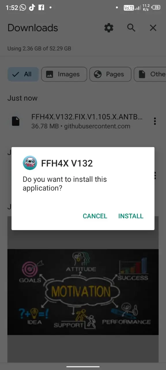 FFH4X Injector APK Download v132_105.X [VIP OB45] For Android